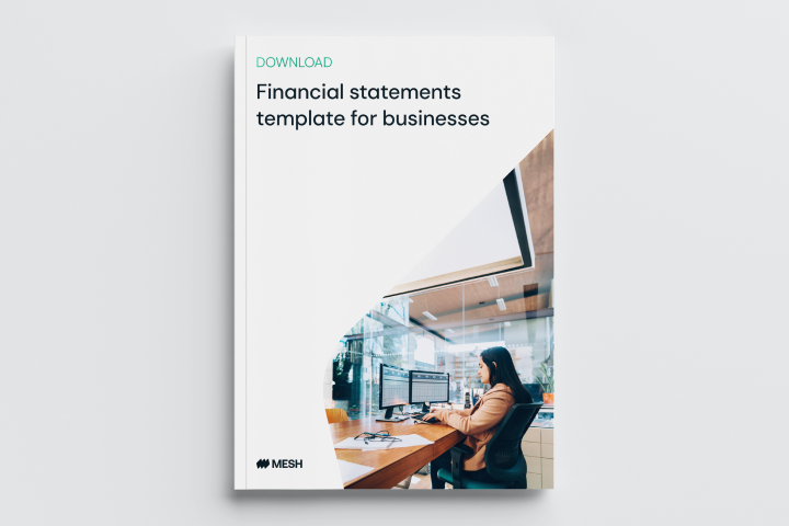 Financial statements template for businesses 